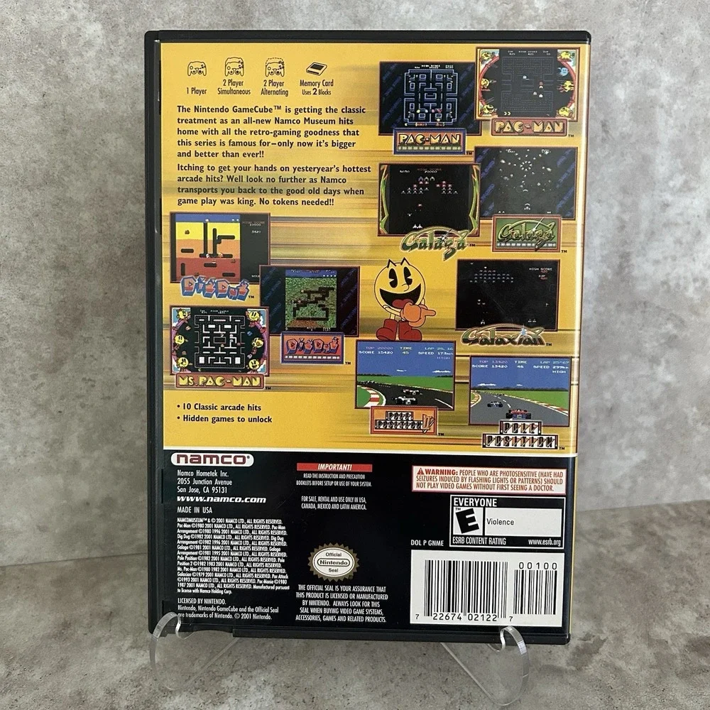 Namco Museum (Nintendo GameCube, 2002) ~ Complete CIB